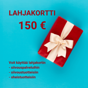 LaatuPuhtaus Lahjakortti 150 €